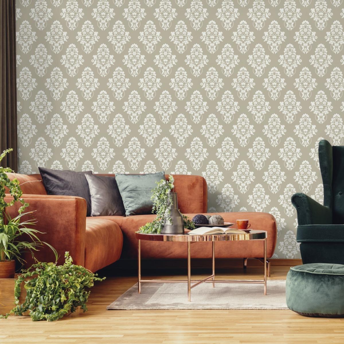 Tapeta Eleganckie ORNAMENTY Wzór Do Przedpokoju  nr. 3