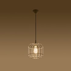 Lampa wisząca CELTA biała 95x23x23cm nowoczesna E27 do salonu - Miniaturka zdjęcia nr 3