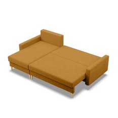 Narożnik Blank 223 cm z funkcją spania żółty - Miniaturka zdjęcia nr 5
