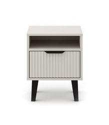 Szafka nocna Scandi 48x40x39 cm do sypialni slim kaszmir beż - Miniaturka zdjęcia nr 4