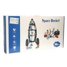 Rakieta 40 cm statek kosmiczny domek kosmos astronauta drewniany - Miniaturka zdjęcia nr 6