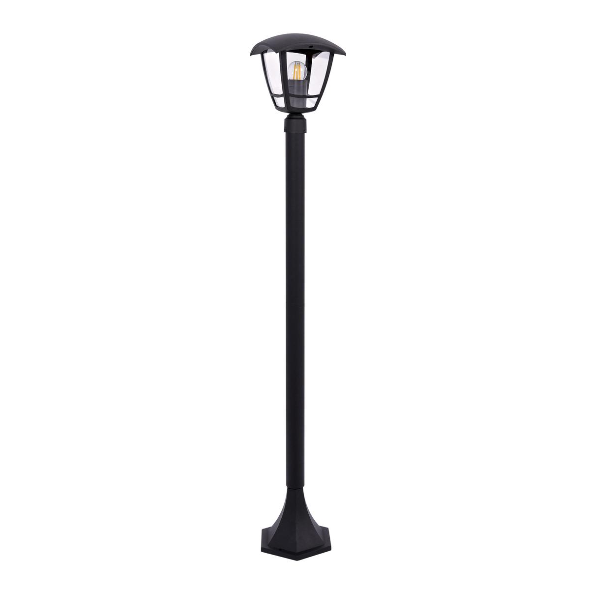 Lampa ogrodowa stojąca K-8202 NAPOLI 17x110x17 cm do ogrodu czarny nr. 1