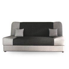 Wersalka kanapa z funkcja spania DUO 192x83x90 cm pojemnik na pościel do salonu czarno-szara - Miniaturka zdjęcia nr 2