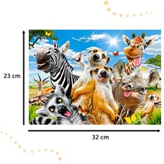 CASTORLAND Puzzle układanka 260 elementów African Selfie - Afrykańskie zwierzęta 8+ - Miniaturka zdjęcia nr 4