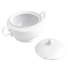 Misa Mariapaula waza porcelana 2,7l biała złota - Miniaturka zdjęcia nr 2