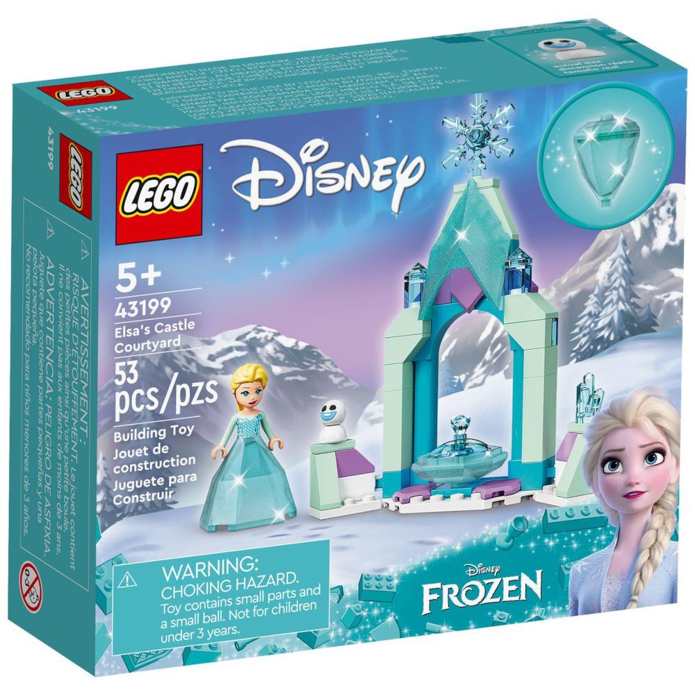 LEGO DISNEY KRAINA LODU FROZEN ZESTAW KLOCKÓW DZIEDZINIEC ZAMKU ELZY 43199 nr. 1