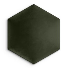Panele tapicerowane 26x30 cm na ścianę hexagon khaki - Miniaturka zdjęcia nr 2