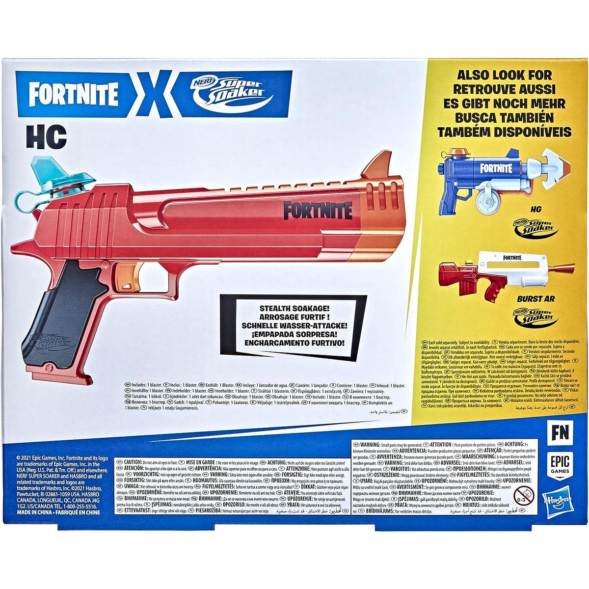 NERF SUPER SOAKER ORYGINALNY BLASTER PISTOLET NA WODĘ FORTNITE HC F5110 nr. 3