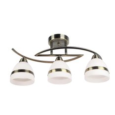 Lampa sufitowa K-JSL-6572/3 AB COLAR 53x25x18 cm do salonu lub pokoju patyna - Miniaturka zdjęcia nr 1