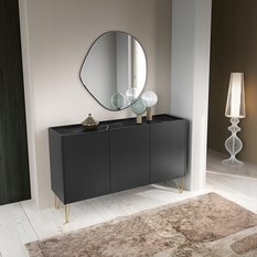 Witryna WT97 system HARMONY czarny grafit / marmur royal - Miniaturka zdjęcia nr 7