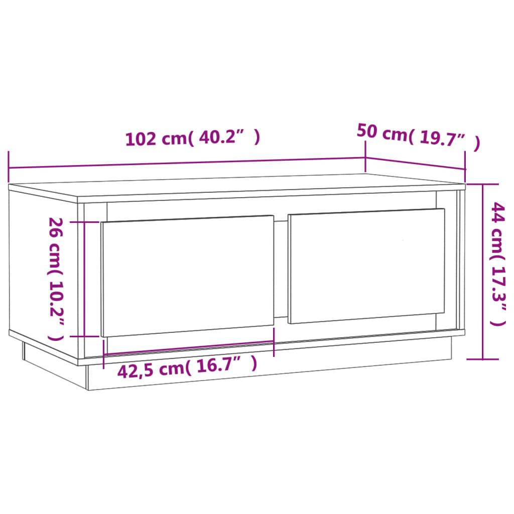 Szafka RTV 102x50x44 cm z ukrytym schowkiem pod blatem czarny do salonu nr. 10