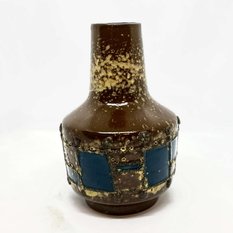 Ceramiczny wazon VEB Haldensleben, Niemcy, lata 70. - Miniaturka zdjęcia nr 5