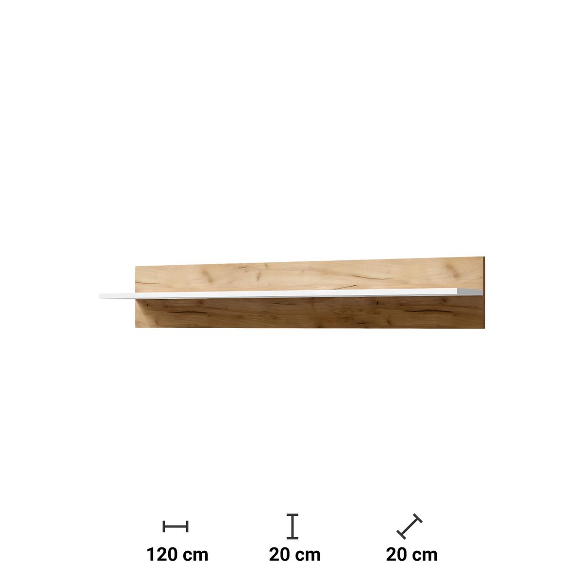 Zestaw mebli Roco 175 cm meblościanka do salonu biały dąb nr. 6