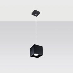 Lampa wisząca QUAD 1 czarny 110x10x10cm nowoczesna G10 do salonu - Miniaturka zdjęcia nr 2