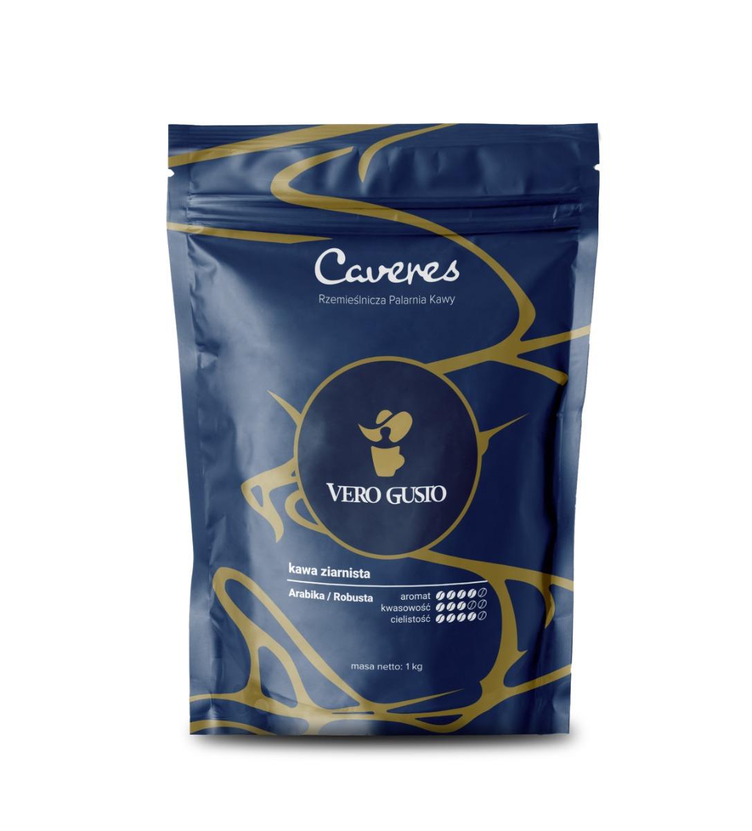 Caveres VERO GUSTO Kawa ziarnista 1 kg