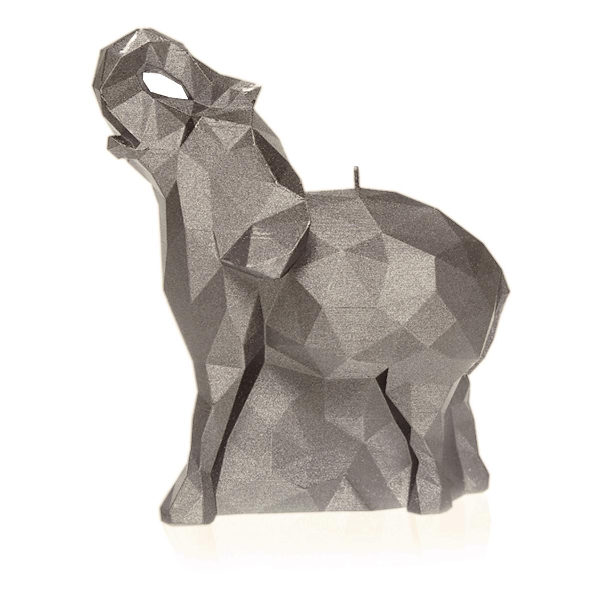 Świeca Elephant Low-Poly Brass Small nr. 2