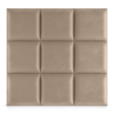 Panele tapicerowane  30x30 cm na ściankę kwadrat beżowy - Miniaturka zdjęcia nr 4