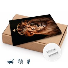 Obraz Na Płótnie Lew Zwierzę Król Abstrakcja 20x30 Do Salonu - Miniaturka zdjęcia nr 9