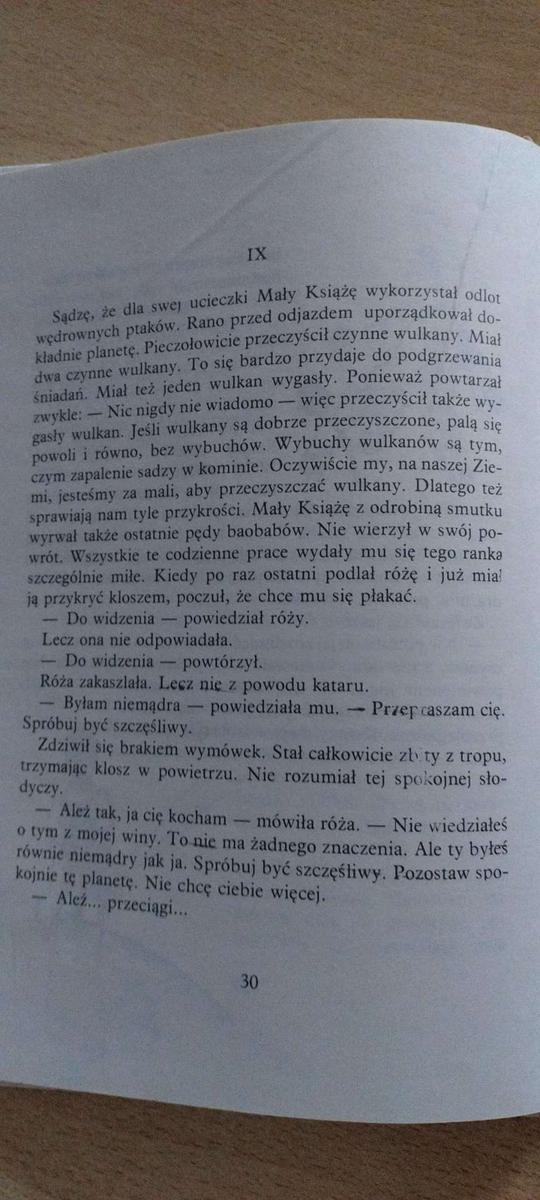 Książka  Mały Książe- Antoine de Saint -Exupery. nr. 6