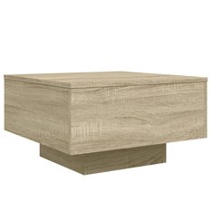 Stolik kawowy 55x55x31 cm dąb sonoma elegancki do salonu - Miniaturka zdjęcia nr 7