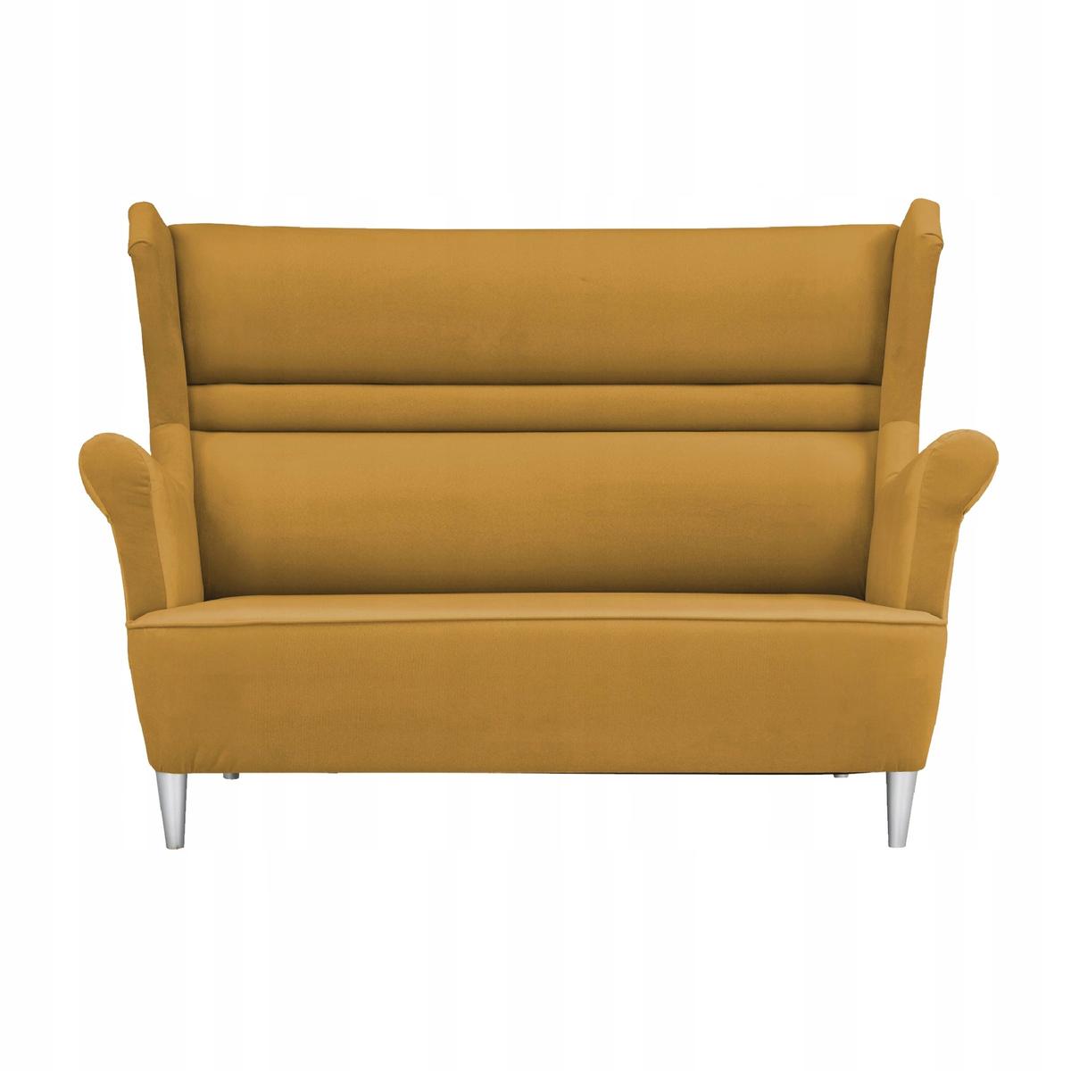 Zestaw wypoczynkowy ZOJA sofa + 2 fotele miodowe do salonu  nr. 3