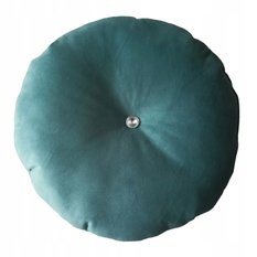 Poduszka dekoracyjna ozdobna okrągła welur velvet TURKUS salon 30cm prezent