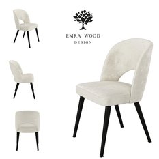 Krzesło DELUXE KR-5 46x82x45 cm do jadalni biały