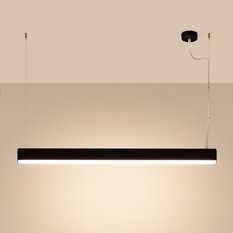 Lampa wisząca FARGE czarna LED 4000K 150x8x120cm nowoczesna LED do salonu - Miniaturka zdjęcia nr 3