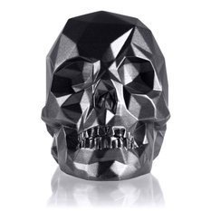 Podpórka do książek Skull Low-Poly Black Metallic Poli - Miniaturka zdjęcia nr 2