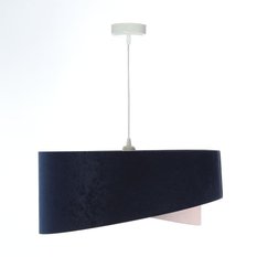 Lampa 50x23x93 cm wisząca asymetryczna granatowo-różowo złota do salonu sypialni biura  - Miniaturka zdjęcia nr 4