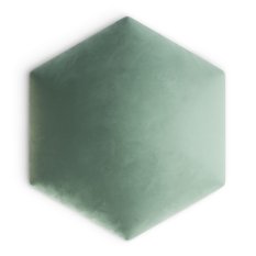 Panele tapicerowane 35x40 hexagon magic velvet miętowy - Miniaturka zdjęcia nr 2