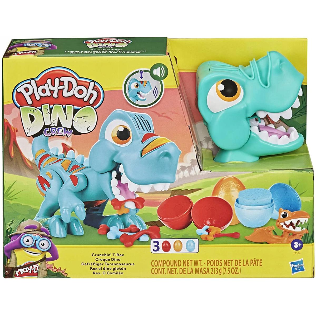 PLAY-DOH DINO CREW CIASTOLINA ZESTAW PRZEŻUWAJĄCY DINOZAUR CRUNCHIN T-REX