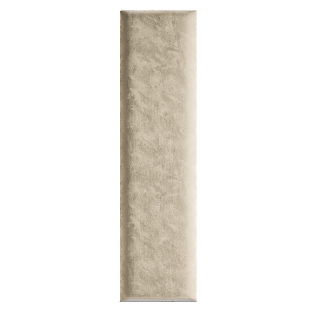  Panele tapicerowane 60x15 cm na ścianę magic velvet kremowy  nr. 2