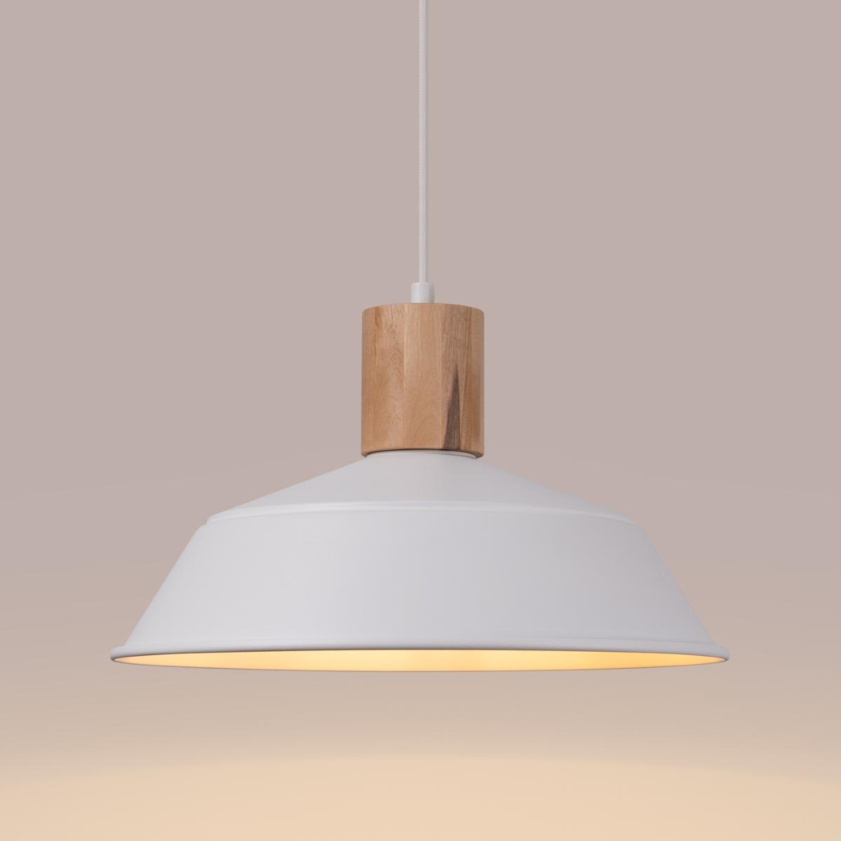 Lampa wisząca FANO biała 120x34x34cm nowoczesna E27 do salonu nr. 5