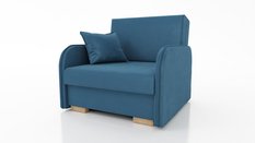 Sofa Gold 98x90x100 cm z funkcją spania do salonu rozkładana kronos niebieski - Miniaturka zdjęcia nr 1