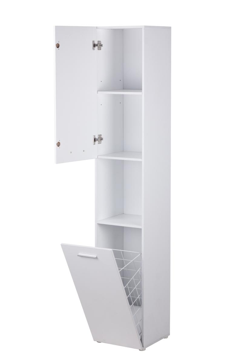 Szafka słupek łazienkowy Luba IA 174×30×30 cm biały mat nr. 2