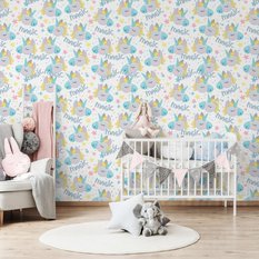 Tapeta dla dzieci – Magiczne śpiące jednorożce  - Miniaturka zdjęcia nr 4