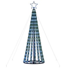  Stożkowa choinka z lampek, 275 niebieskich LED, 180 cm - Miniaturka zdjęcia nr 1