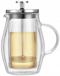 Szklany ZAPARZACZ TŁOKOWY Do HERBATY Ziół KAWY French Press 350ml 7682 - Miniaturka zdjęcia nr 1