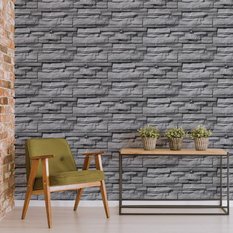 Tapeta KAMIEŃ Łupek Do Sypialni CEGŁA 53x300 Dekoracja z Modnym Efektem 3D - Miniaturka zdjęcia nr 5