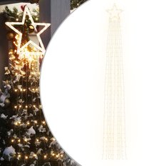 Lampki choinkowe, 320 LED, ciepłe białe światło, 375 cm - Miniaturka zdjęcia nr 1