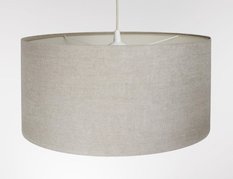 Lampa wisząca 40cm LEN LIGHT beżowa do salonu - Miniaturka zdjęcia nr 6