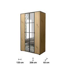 Szafa Oslo I 120 cm do sypialni przedpokoju garderoby dąb - Miniaturka zdjęcia nr 2