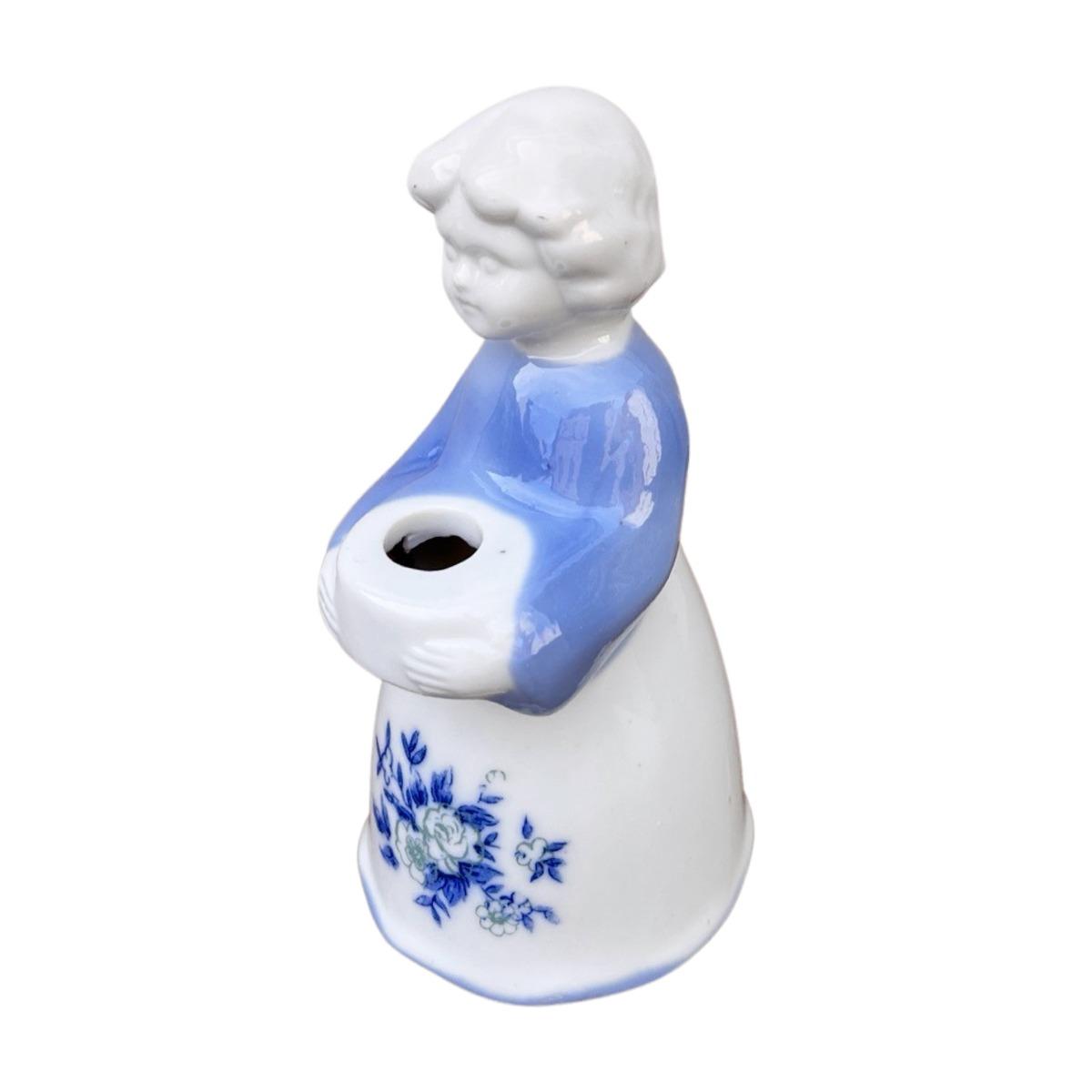 Porcelanowa figurka świecznik Chłopiec, Lilienthal, Niemcy lata 80. nr. 3