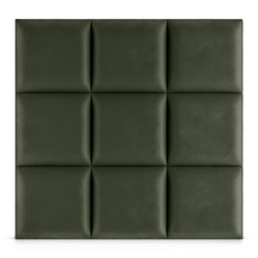 Panele tapicerowane 30x30 cm wezgłowie na ścianę khaki  - Miniaturka zdjęcia nr 4
