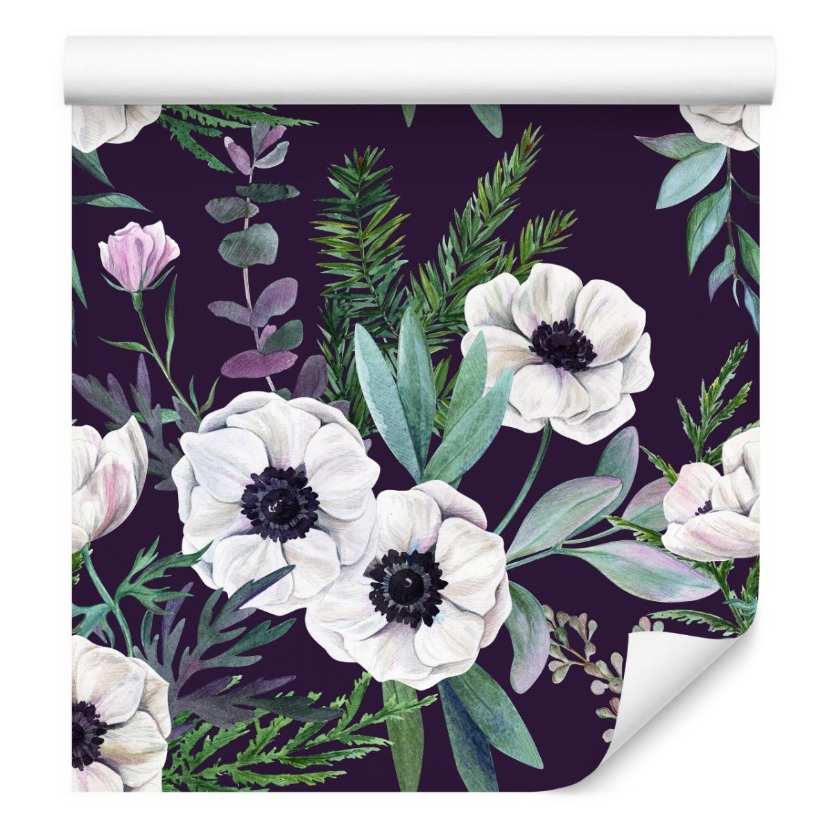 Tapeta Flizelinowa ZAWILCE Kwiaty Liście Natura 53x1000  nr. 7