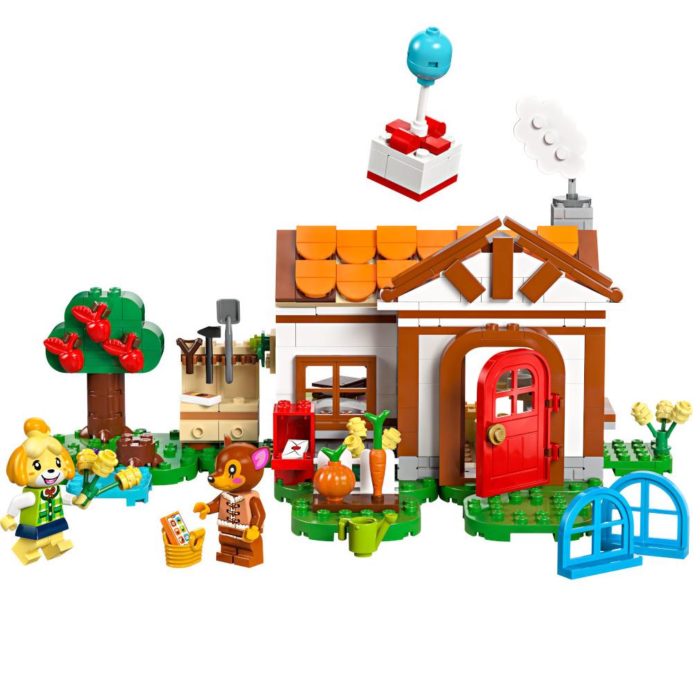 Zestaw klocków odwiedziny Isabelle 77049 oryginalny lego animal crossing dla dziecka  nr. 2