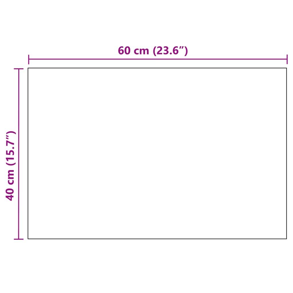 Lustro 60x40 cm do sypialni łazienki ścienne prostokątne szklane nr. 8