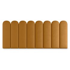 Panele tapicerowane 30x80 cm na ścianę płotek żółty - Miniaturka zdjęcia nr 4