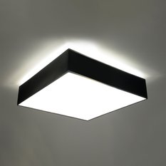 Plafon HORUS 55 czarny 11x55x55cm E27 nowoczesna lampa do salonu - Miniaturka zdjęcia nr 3